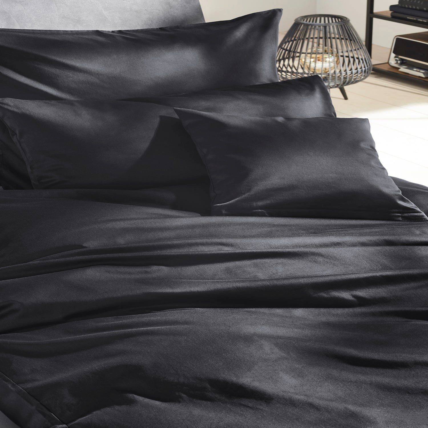 Bettwäsche Luxuriöse Satin Bettwäsche 100% mercerisierte Baumwolle, Miovani
