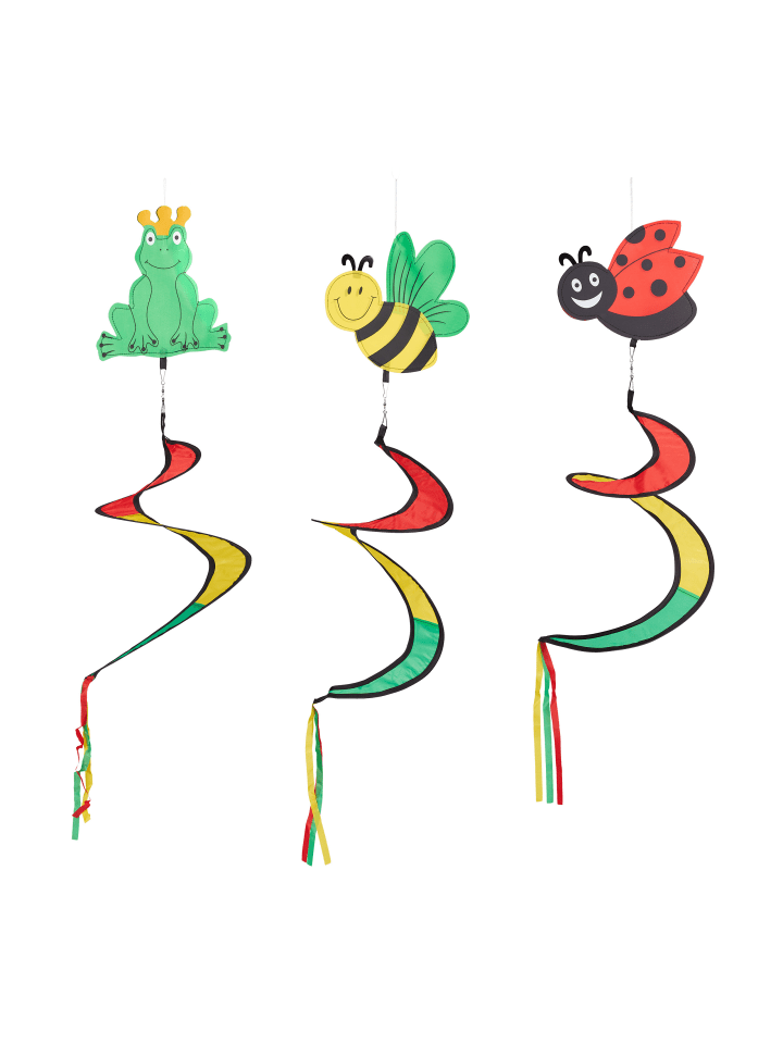 relaxdays 3 x Windspiel in Bunt günstig kaufen onesize