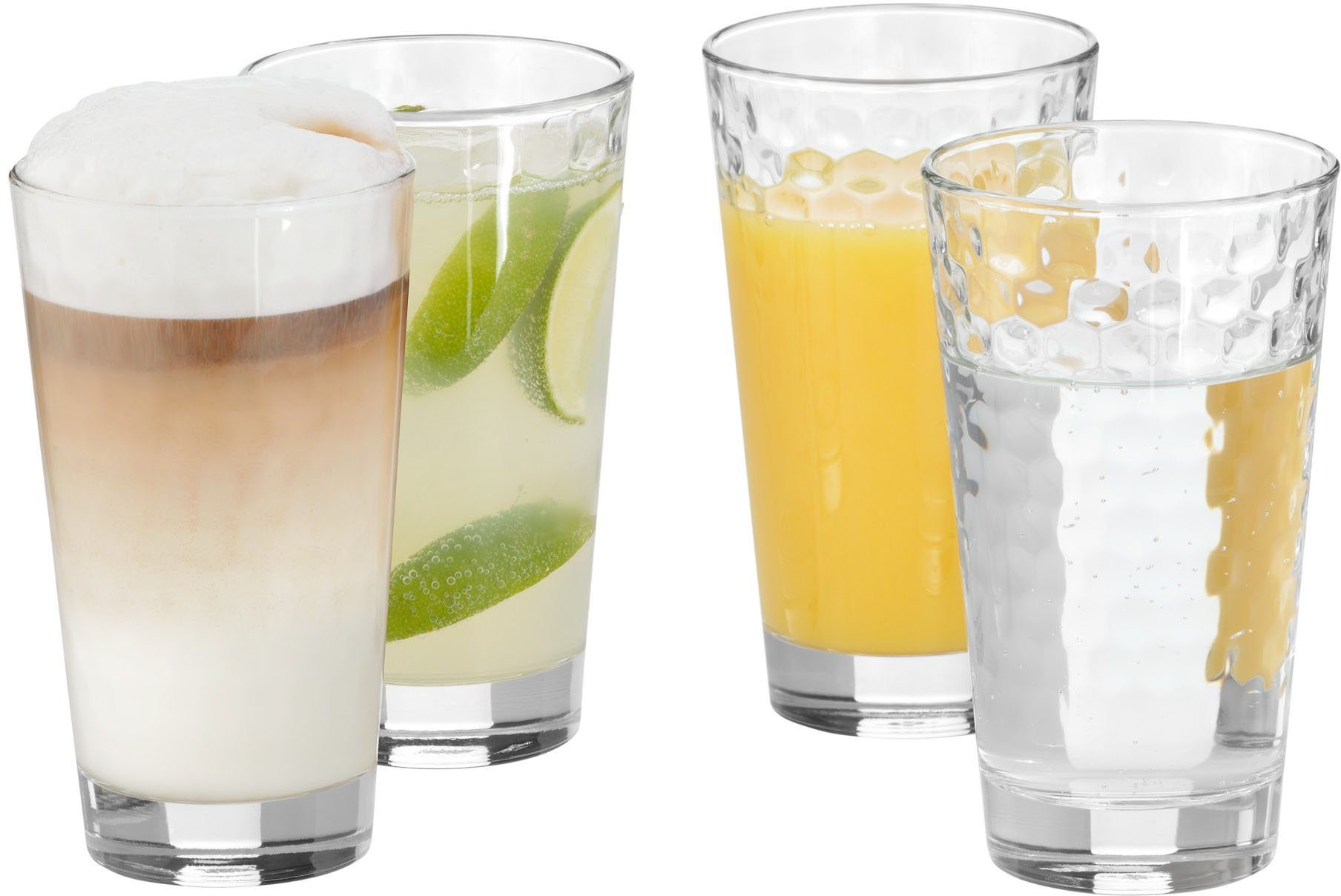 WMF Gläser-Set CoffeeTime, Glas, Hitzebeständiges Glas, 4-teilig