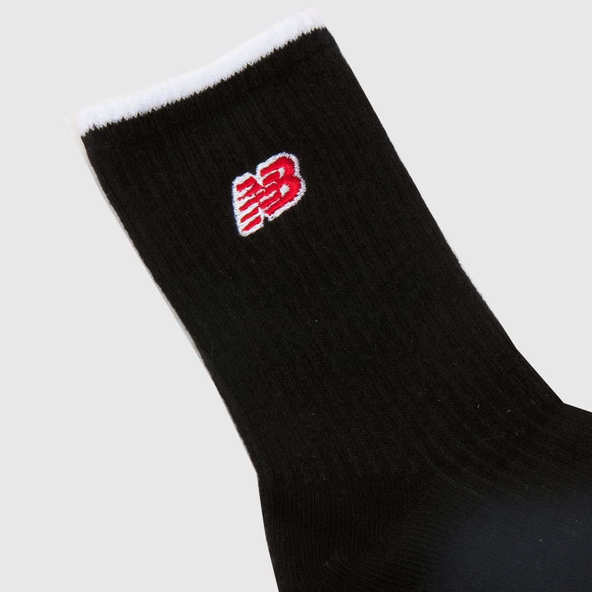 New Balance flerfärgade barnstrumpor med logotyp, 3-pack