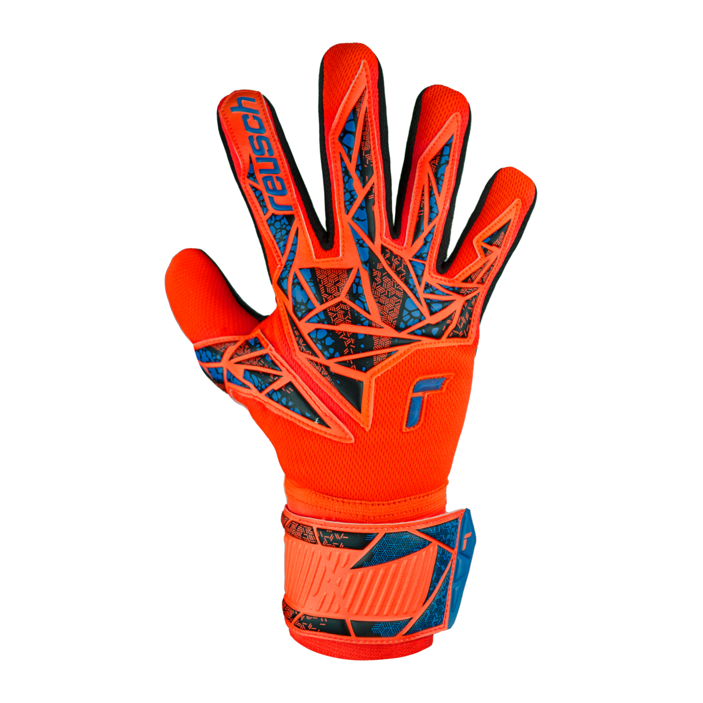 Reusch Attrakt Silver NC TW-Handschuhe Orange Blau Schwarz F2211