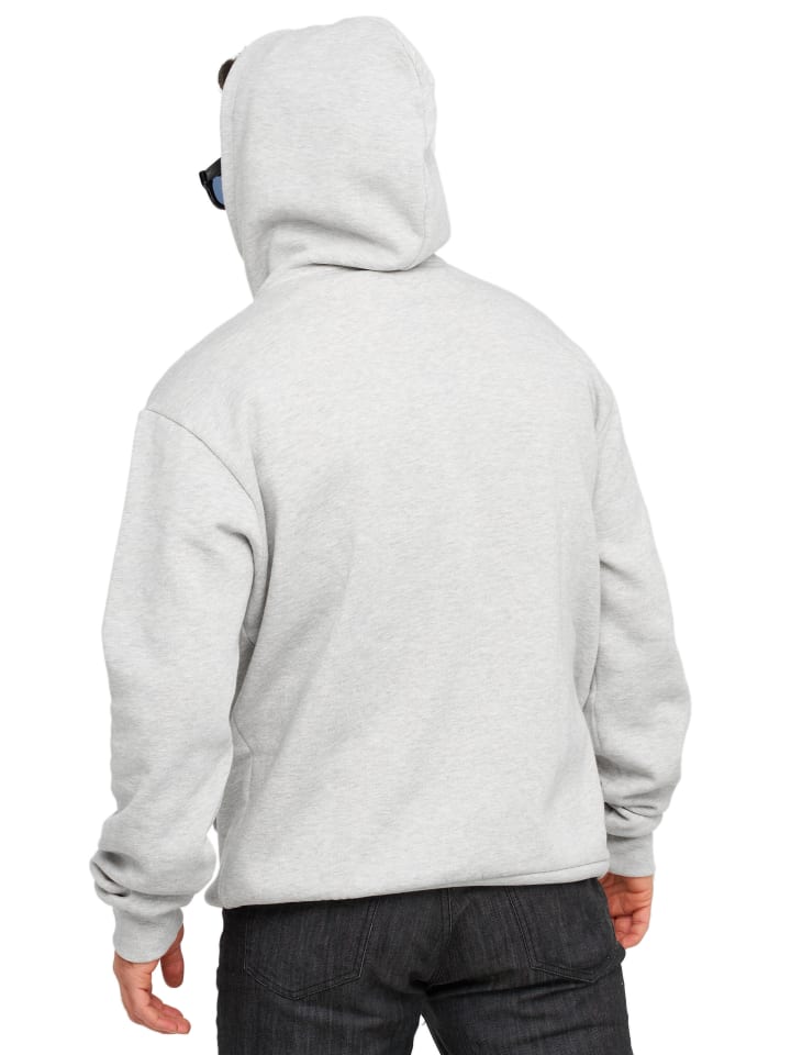 DAILY COTTON Kapuzenpullover - DCTALGAR Oversize Hoodie Sweatshirt in Grey Melange günstig kaufen