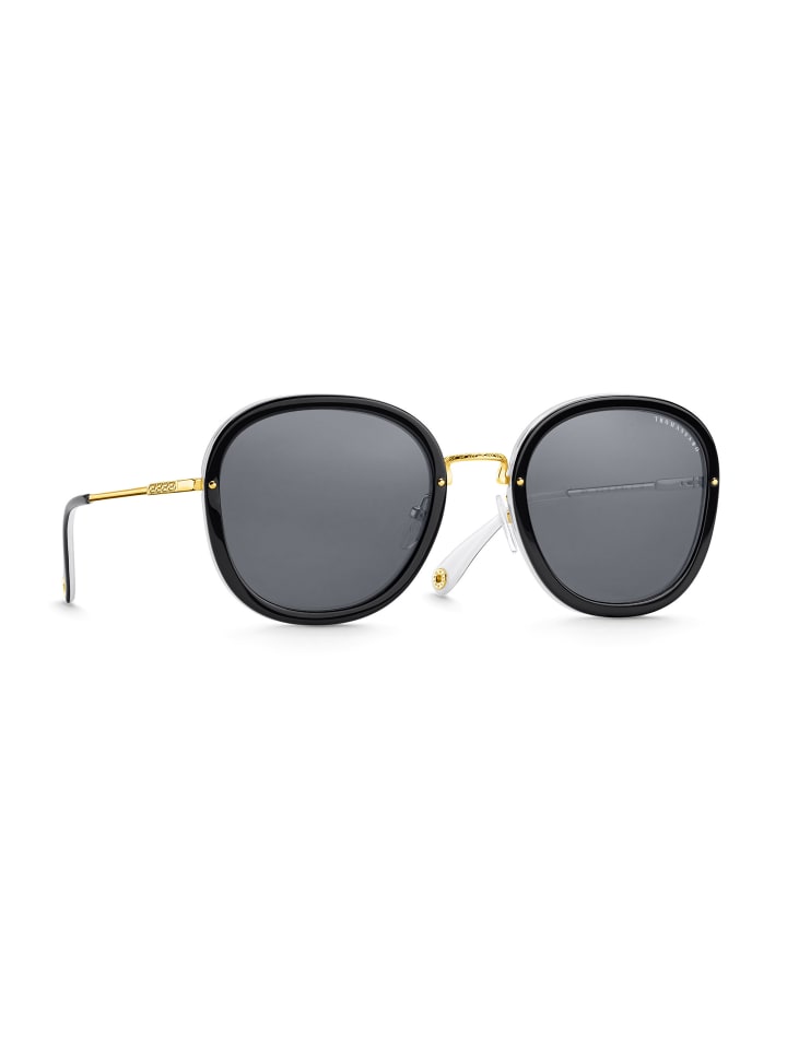 Thomas Sabo Sonnenbrille in gold, schwarz, weiß günstig kaufen onesize