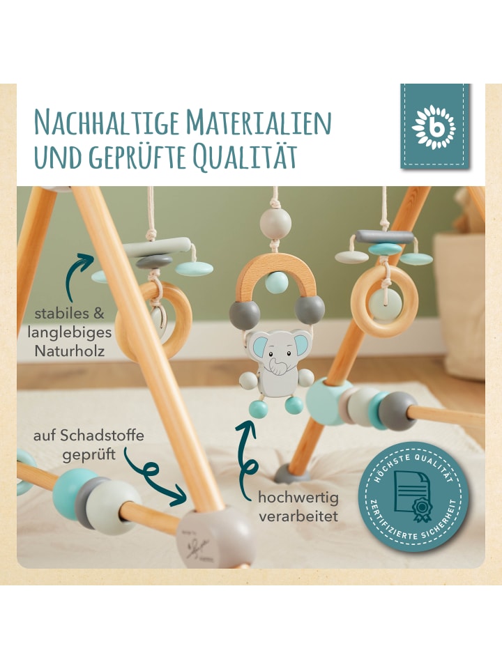 Bieco Spielwaren Spielbogen aus Holz - ab Geburt in Blau günstig kaufen onesize