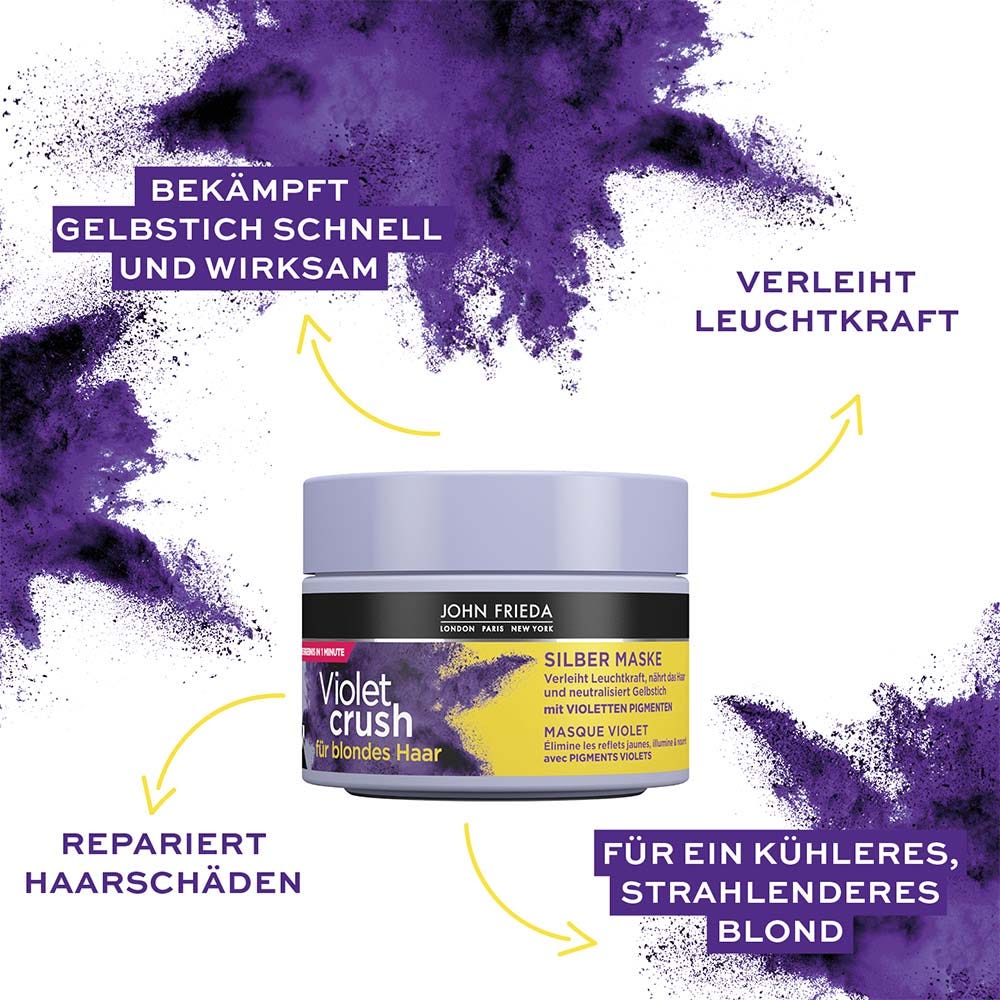 John Frieda Violet Crush Silber Maske 250 ml