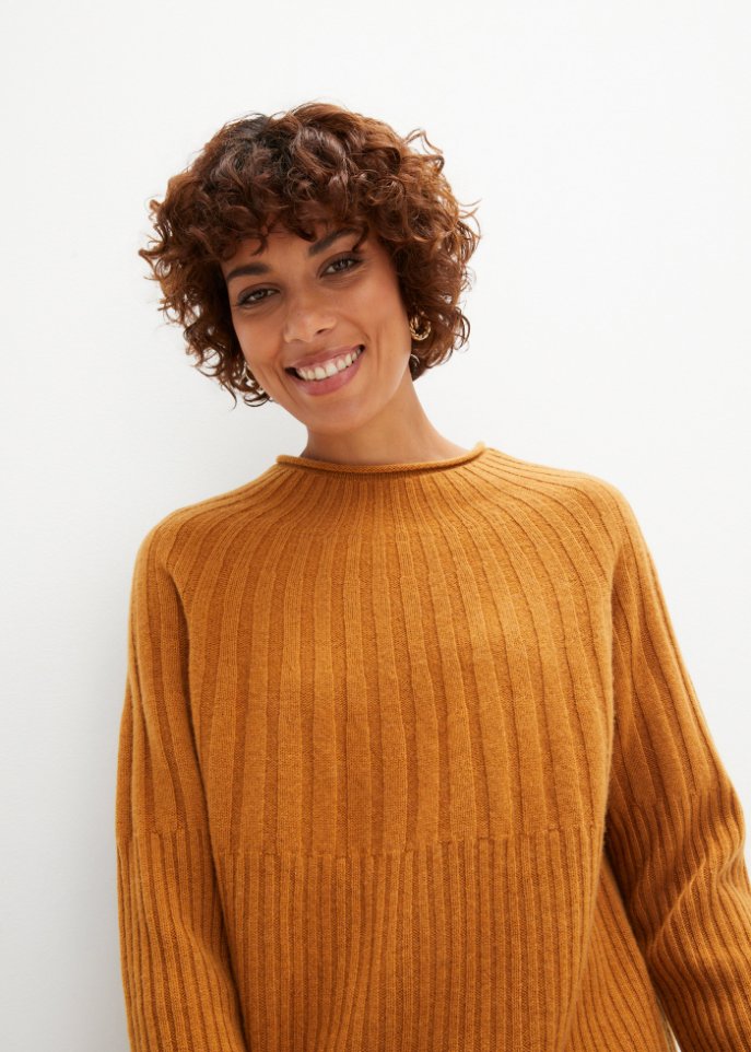 Wollpullover mit Good Cashmere Standard®-Anteil