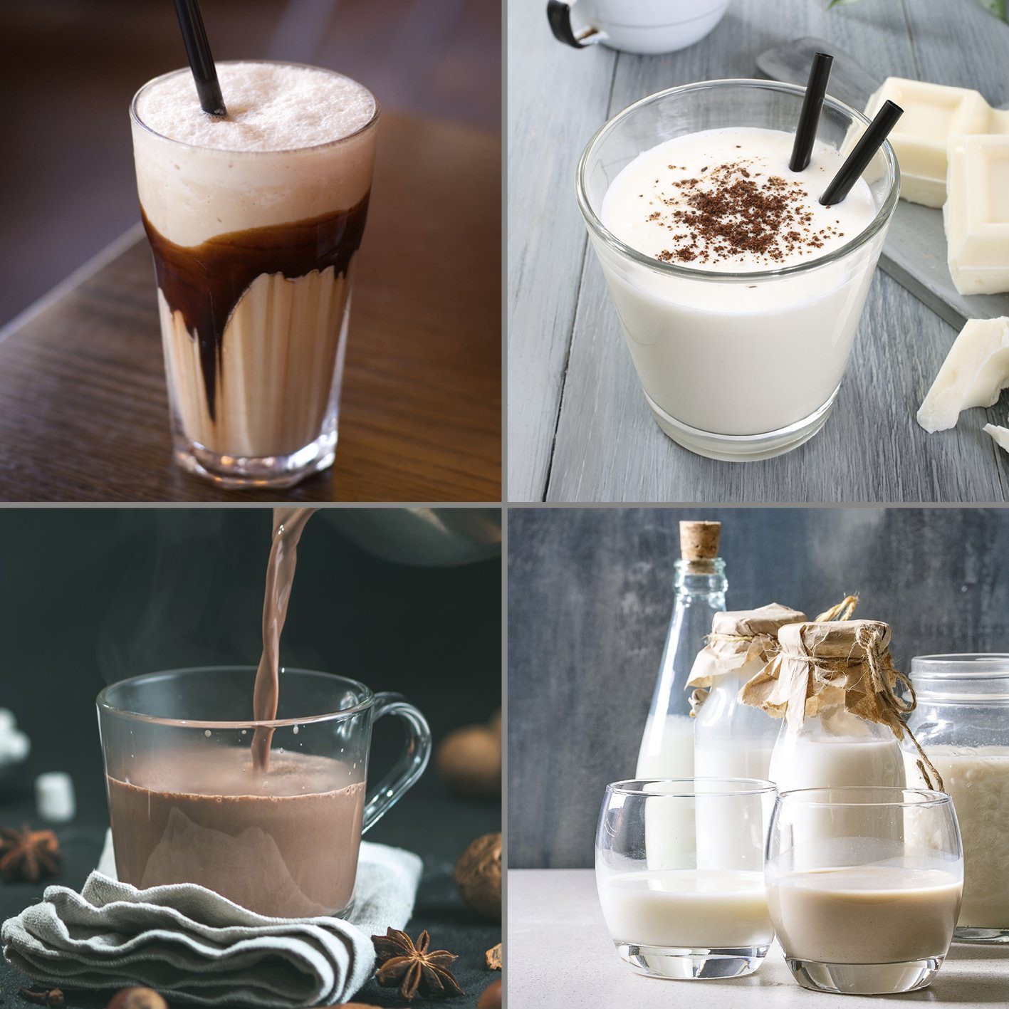 BEEM Milchaufschäumer MILK-PERFECT Induktions-Milchaufschäumer 260ml, 500 W, abnehmbare und spülmaschinengeeigneten Edelstahl-Kanne