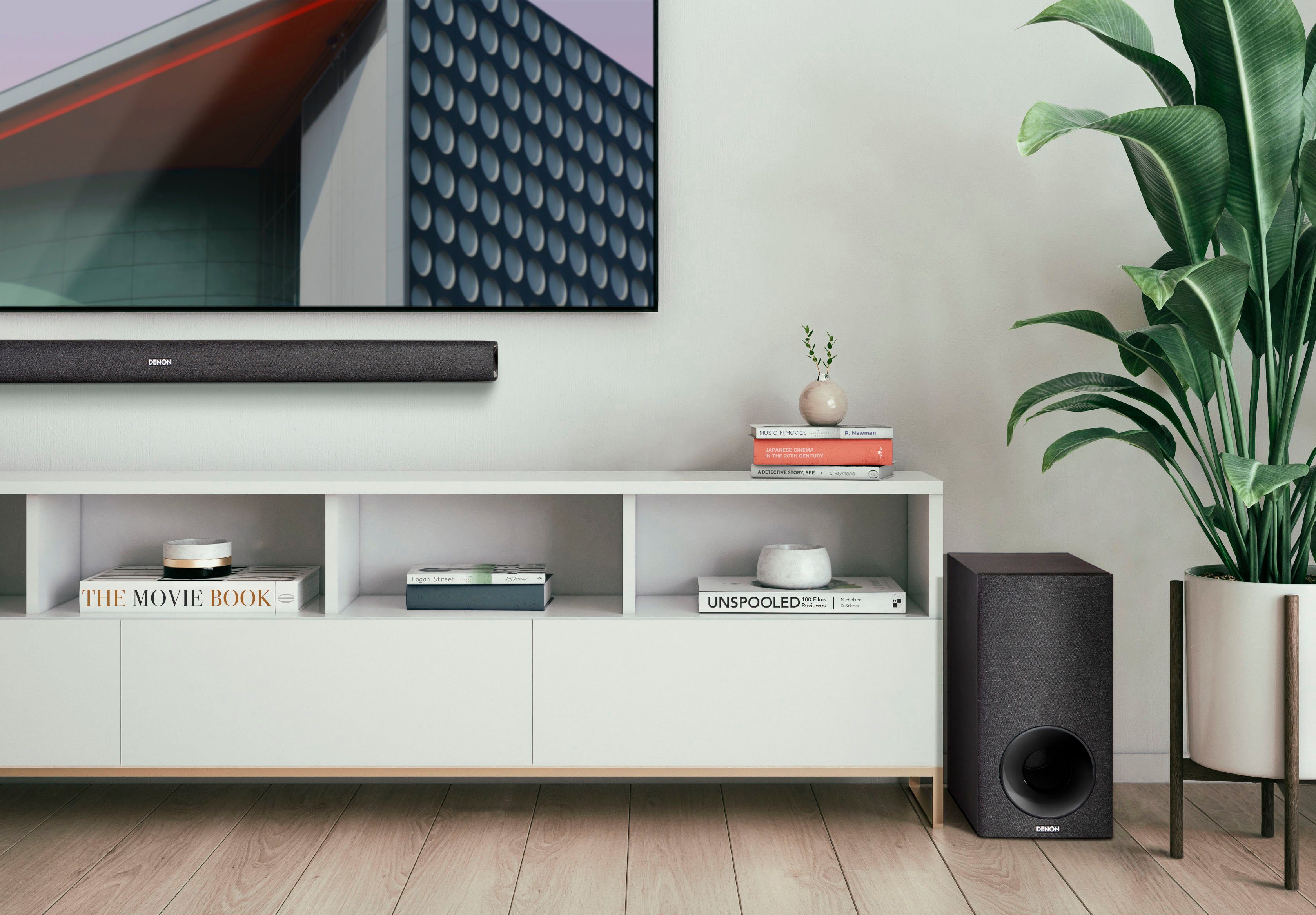 Denon DHT-S416 2.1 Soundbar (Bluetooth, kabelloser Subwoofer, Chromecast, HDMI ARC)