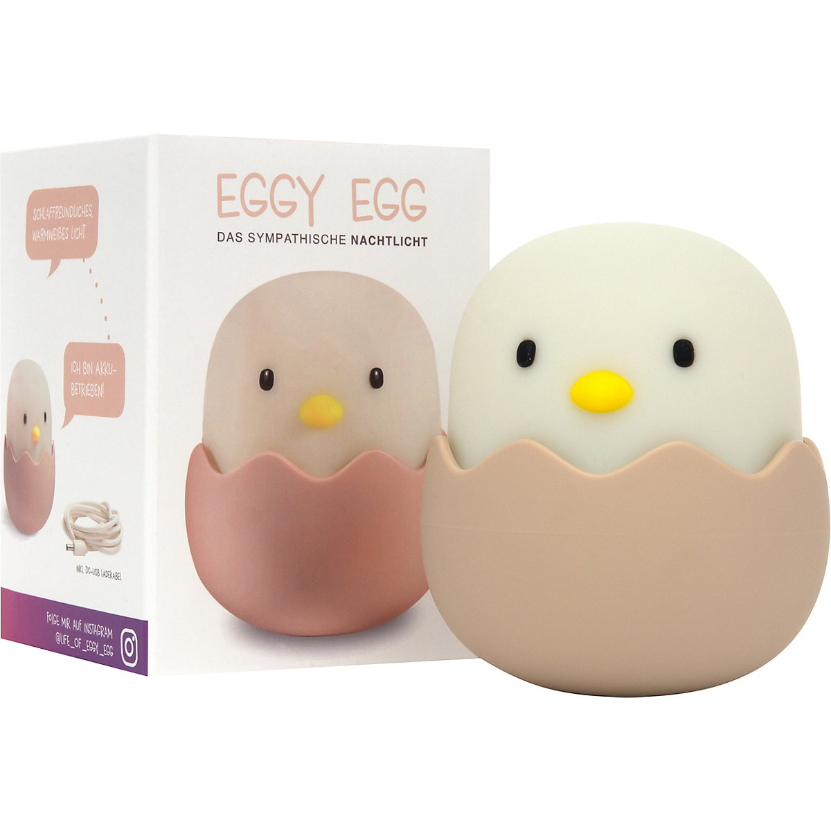 USB Nachtlicht - Eggy Egg