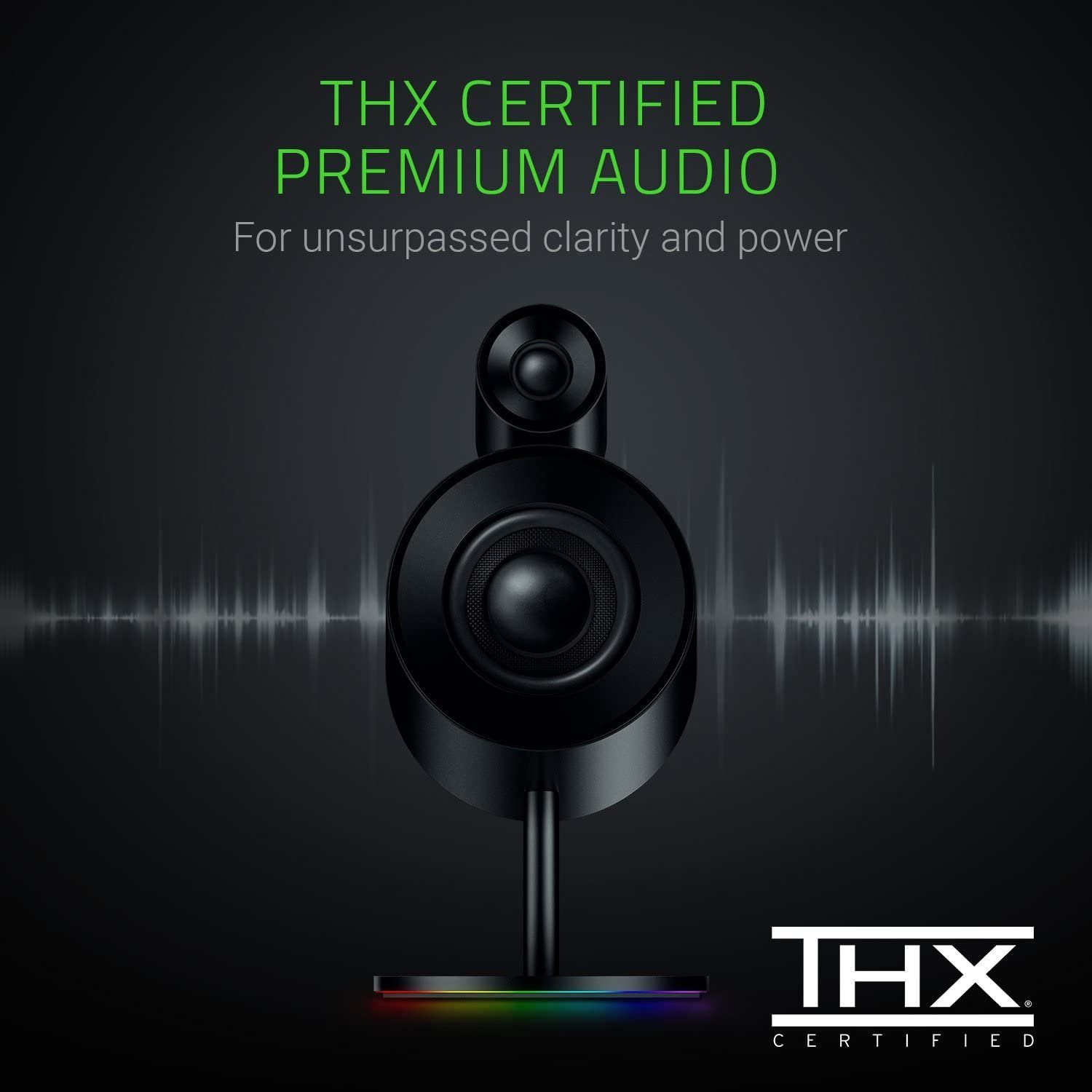 RAZER 2.1 Virtual Surround Premium Gaming&Heimkino Lautsprecher System Surround-Lautsprecher (Bluetooth, Heimkino,Lautsprecher, für Pc, TV, Musik, Razer Gaming, Boxen,Set)