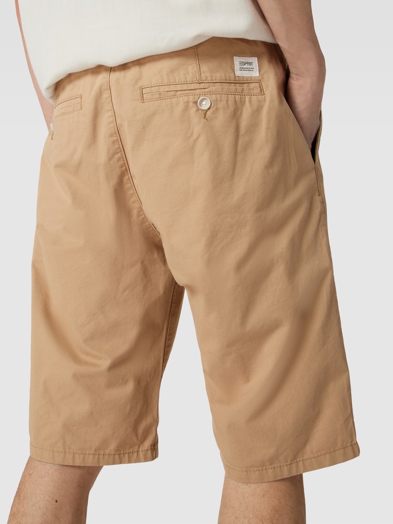 Bermudas mit seitlichen Eingrifftaschen Modell 'SUS' in sand