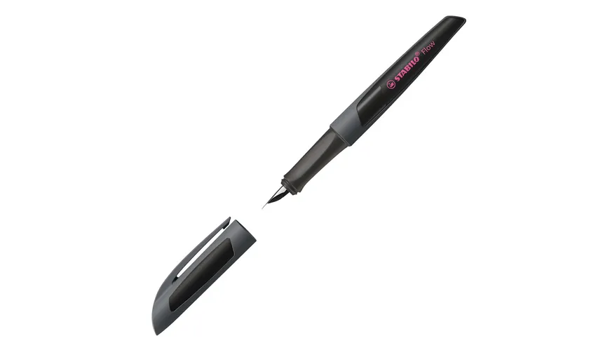 STABILO® Füller - STABILO Flow ACTIVE in anthrazit - Einzelstift - inklusive Patrone anthrazit