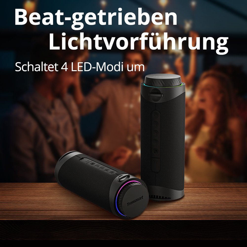 Tronsmart T7 Stereo Bluetooth-Lautsprecher (TF Card, APP, 30 W, LED-Modus)