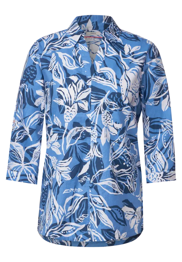 CECIL Leinenmix Longbluse