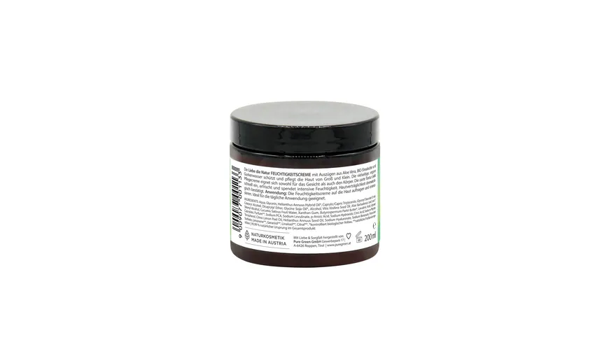 LIEBE DIE NATUR - natürliche Feuchtigkeitscreme 200 ml