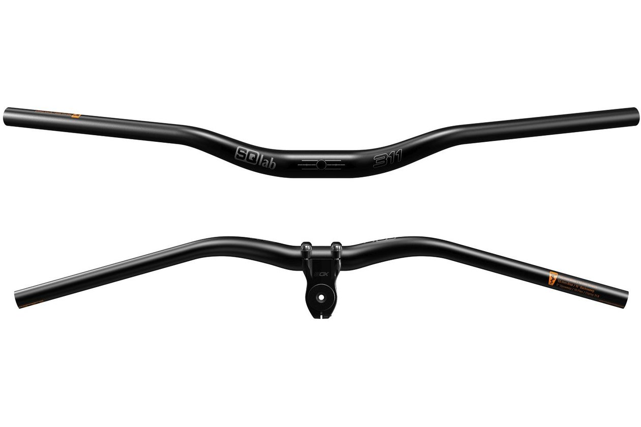 SQlab Lenker 311 2.0 Alu, 740 mm/16u00b0/31,8 mm