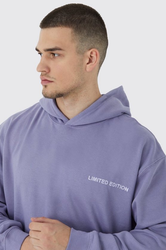 Tall kastiger Oversize Hoodie
