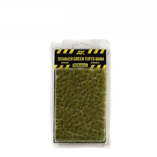 AK Diorama Series Summer green Tufts 2mm