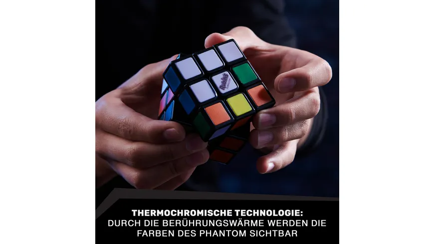 Rubik’s Phantom Cube 3x3 Zauberwürfel - der klassische 3x3 Cube mit Thermo-Twist