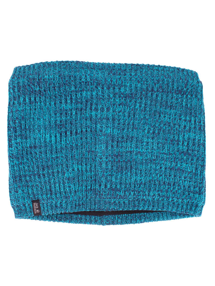 Jack Wolfskin Accessoires New White Loop Tube Wolle Fleece in Blau günstig kaufen onesize