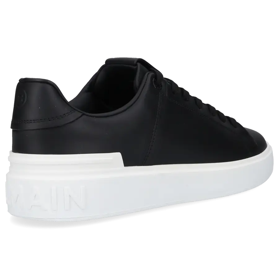 Balmain - Sneaker low B-COURT Kalbsleder - schwarz