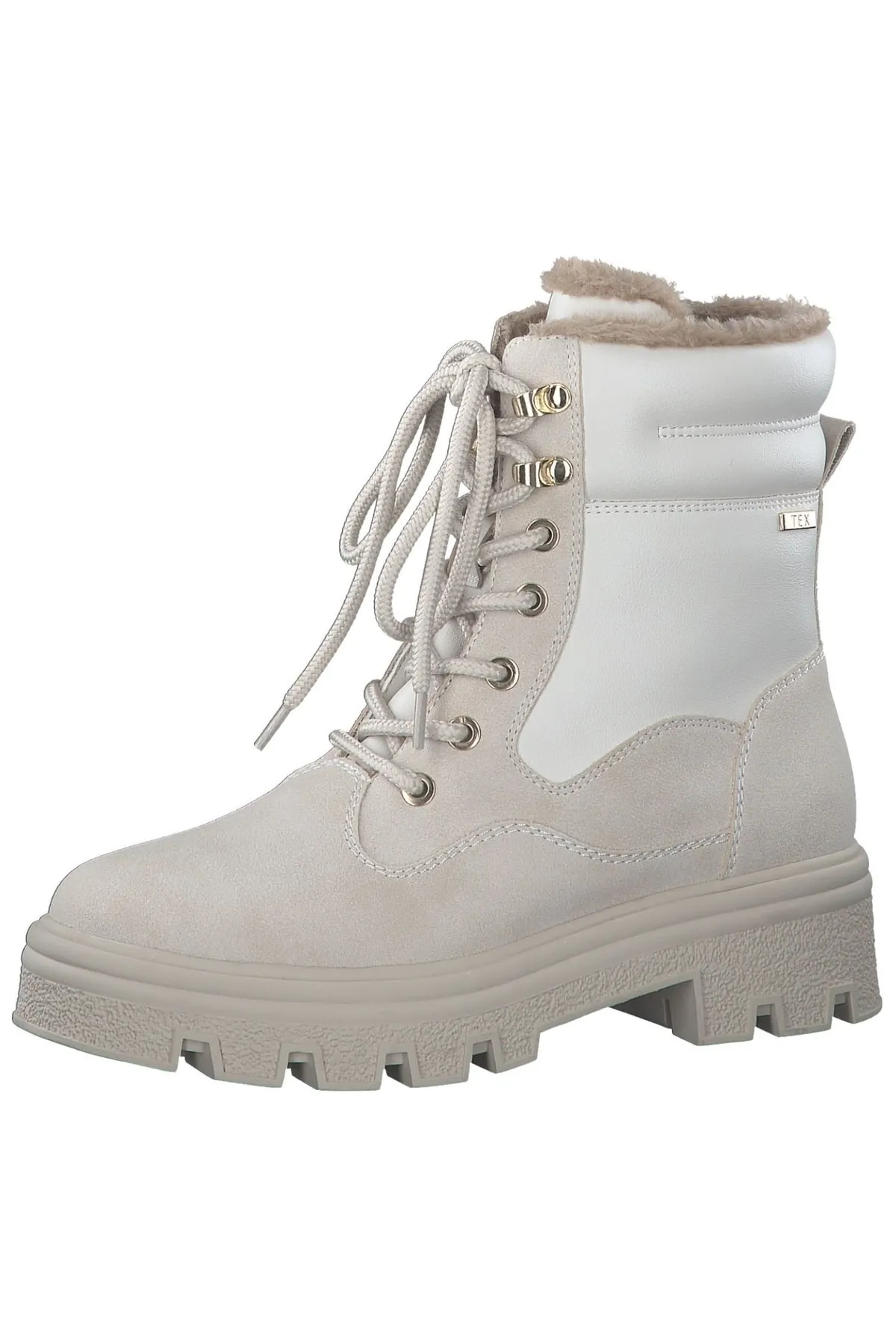 s.Oliver  Stiefelette - Grau - Blockabsatz