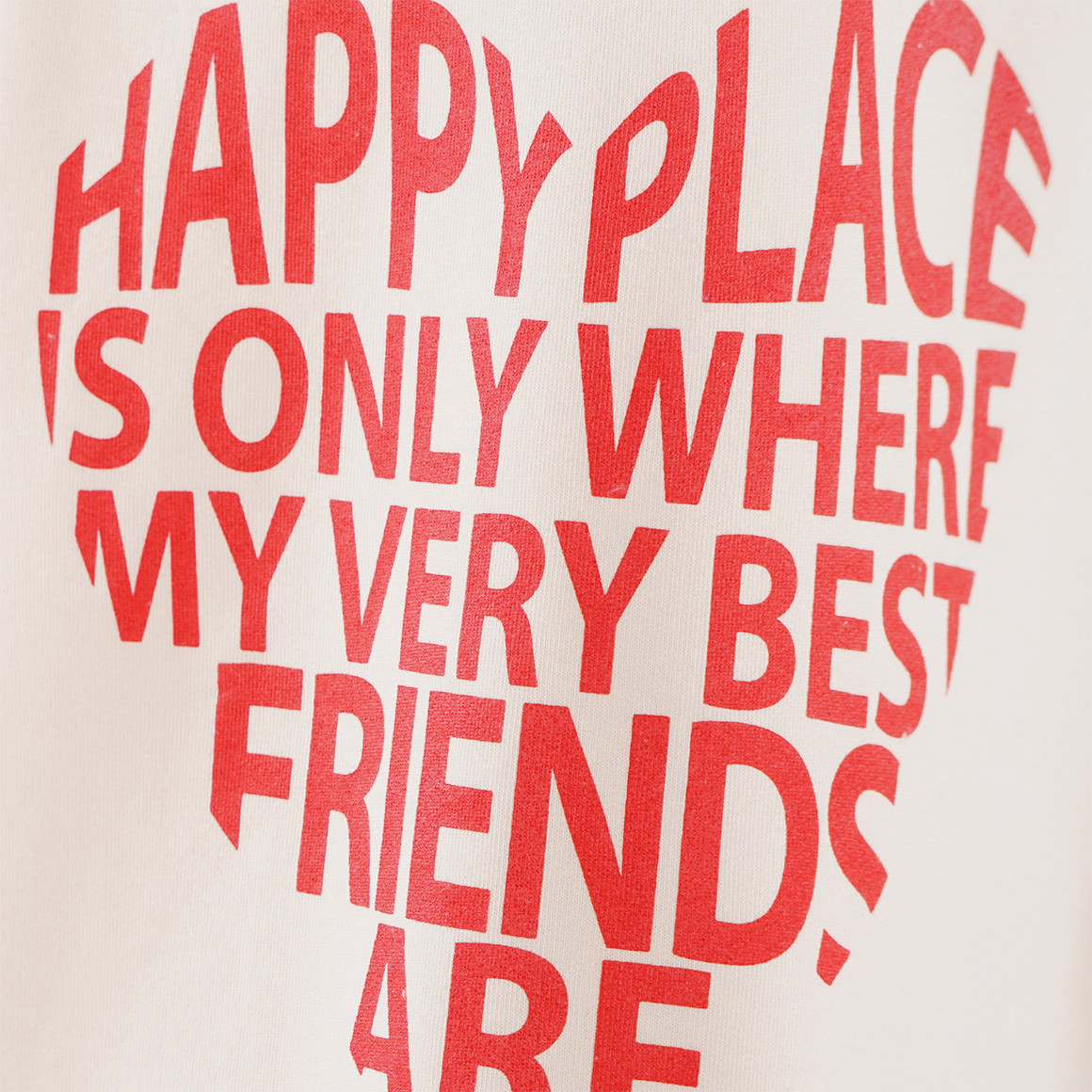 Mädchen Sweatshirt mit Text-Print