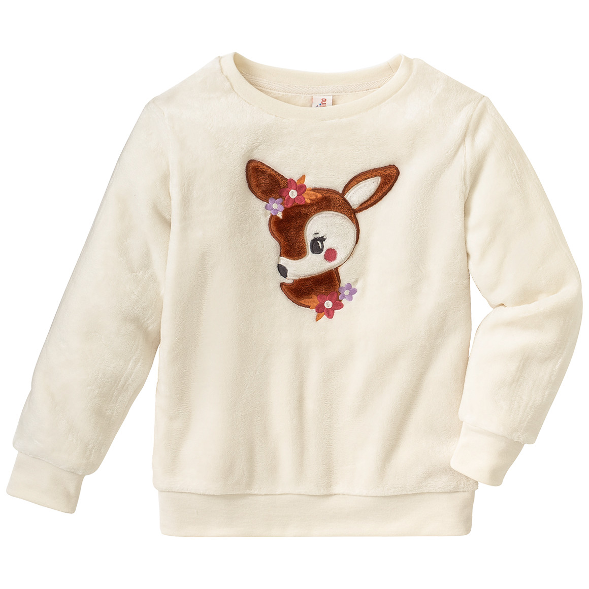 Mädchen Sweatshirt flauschig weich