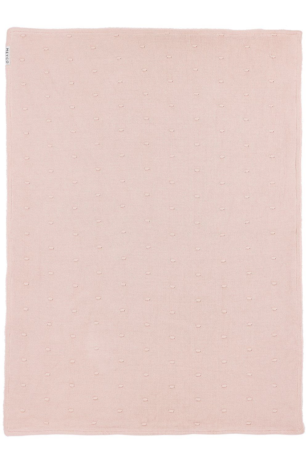 Babydecke Mini Knots teddy Soft Pink, Meyco Baby, 75x100cm