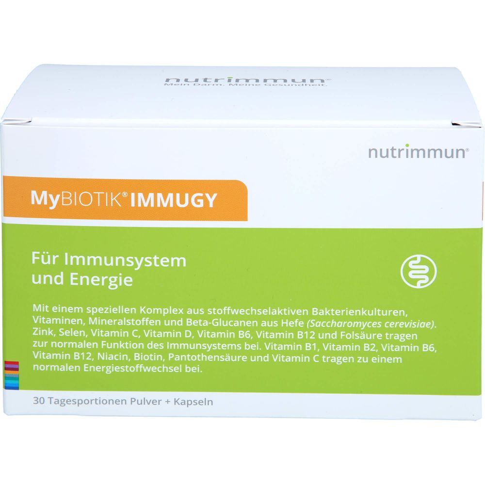 MYBIOTIK IMMUGY Kombipackung 30x2 g+60 Kapseln