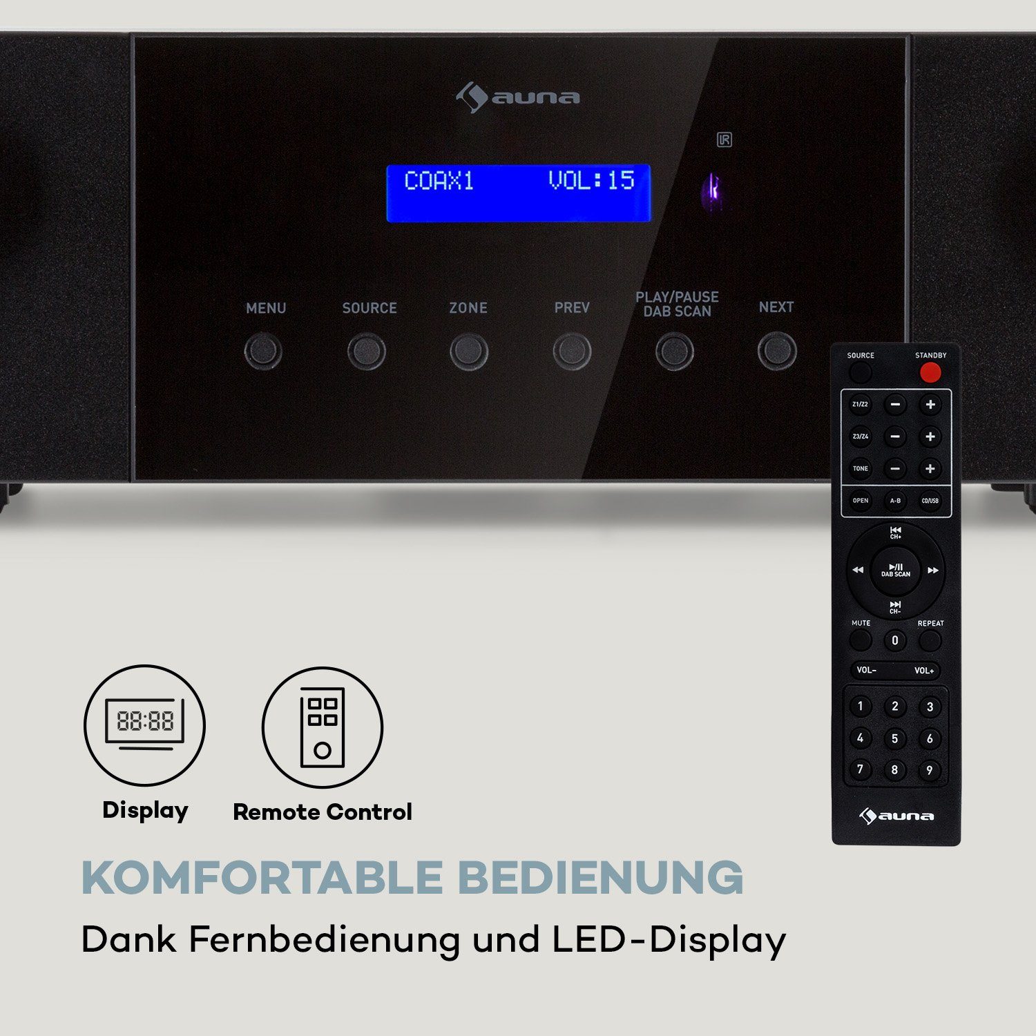 Auna AMP-4000 DAB Audioverstärker