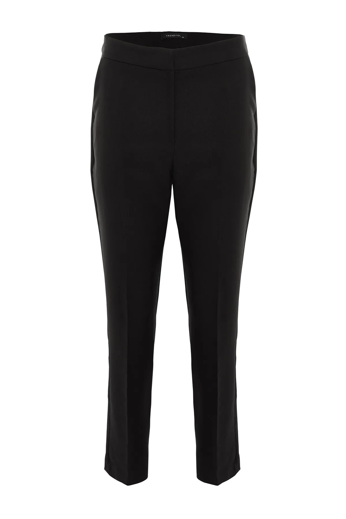 Trendyol Collection  Schwarze gewebte Hose mit schmalem Bein TPRAW23PL00000