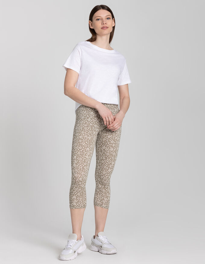 Capri Leggings - Elastischer Bund