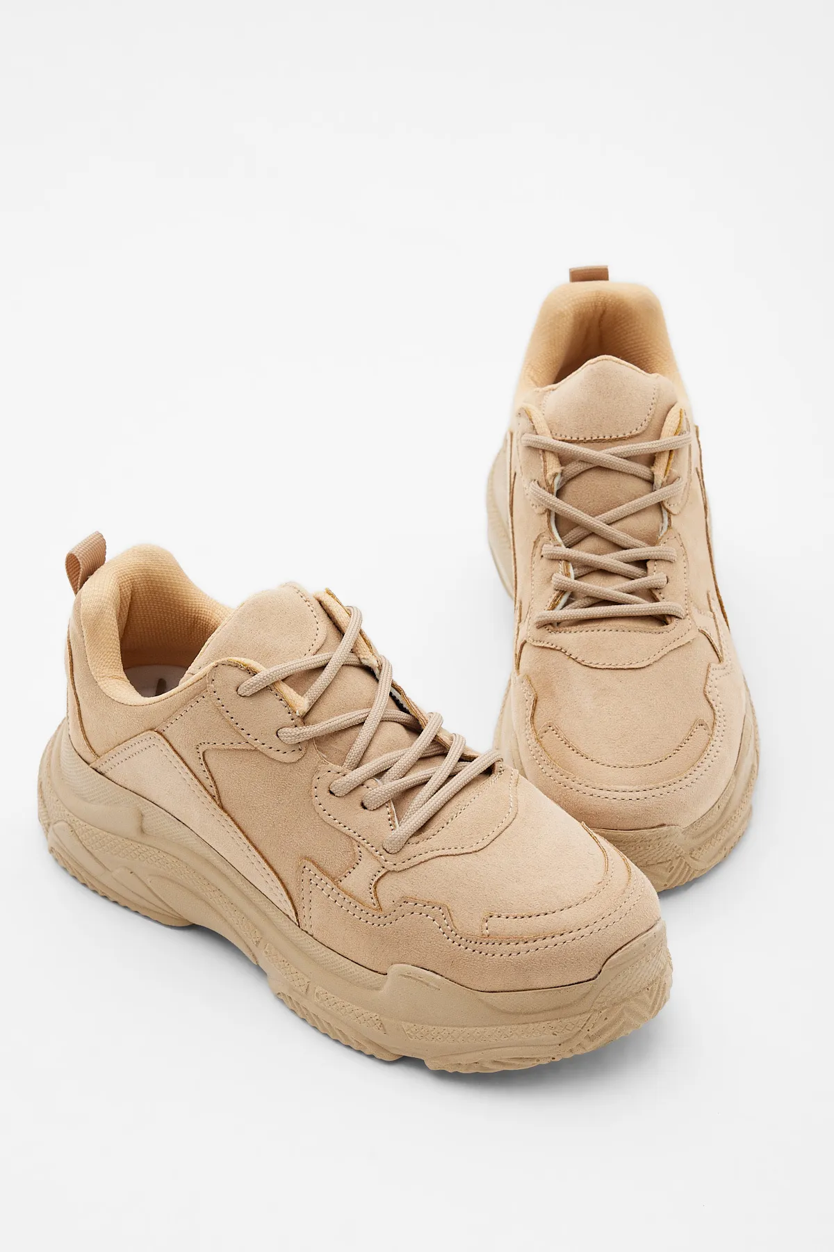 Tonny Black  Beige Sportschuhe für Damen Bls-q