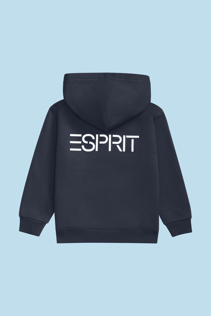 Logo-Kapuzenjacke mit Reißverschluss