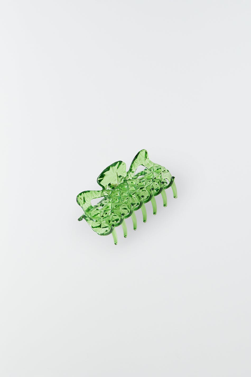 Transparent hair clip