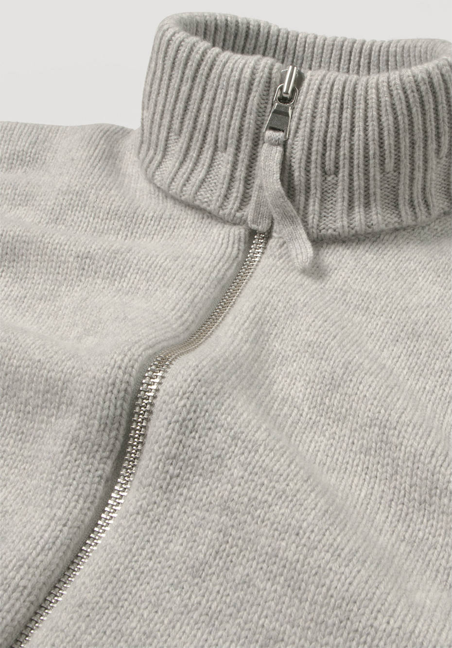 Zip-Jacke aus reiner Bio-Lambswool