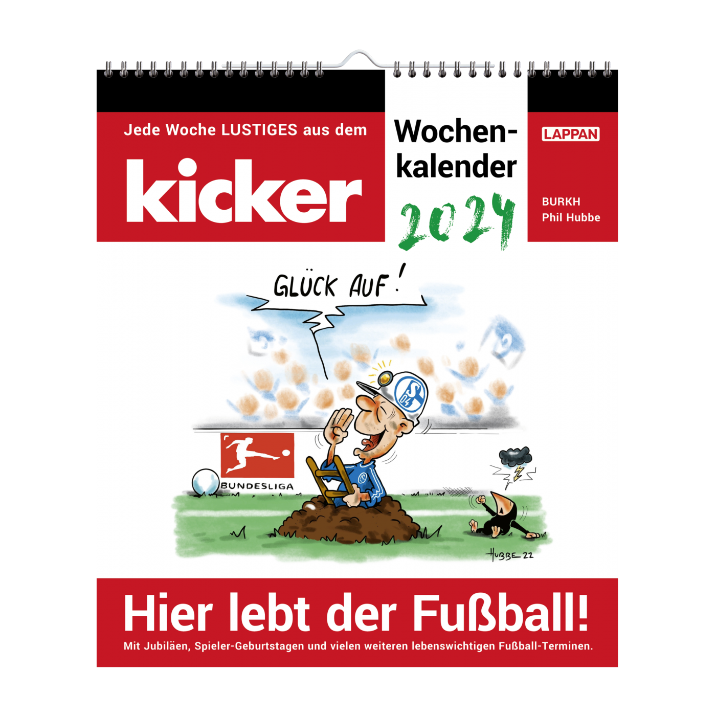 Hier lebt der Fußball! - kicker-Wochenkalender 2024