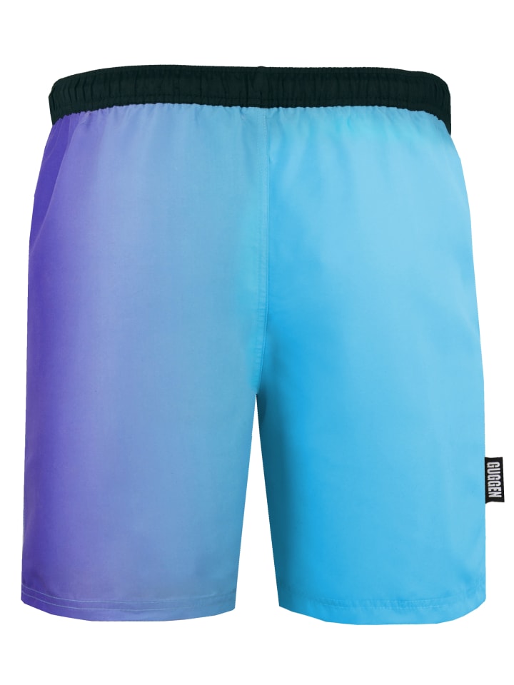 GUGGEN MOUNTAIN Badehose Bunt in Blau günstig kaufen