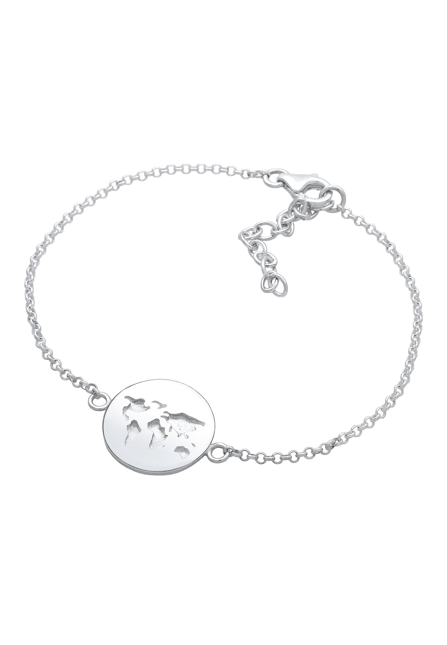 Bracciale con ciondolo a forma di globo Elli da donna - Argento 925/1000