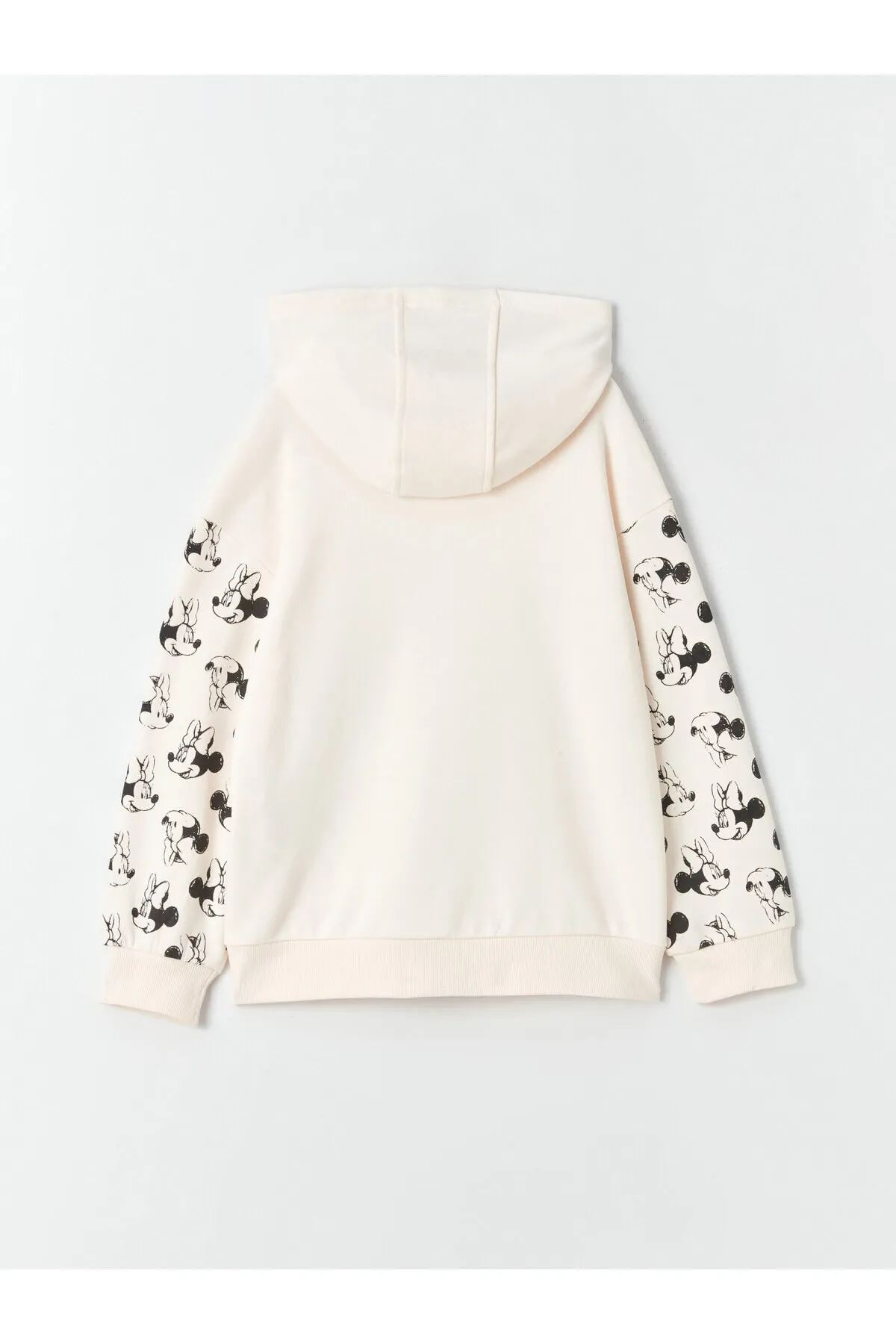 LC Waikiki  Langarm-Kapuzenpullover für Mädchen mit Minnie Mouse-Aufdruck