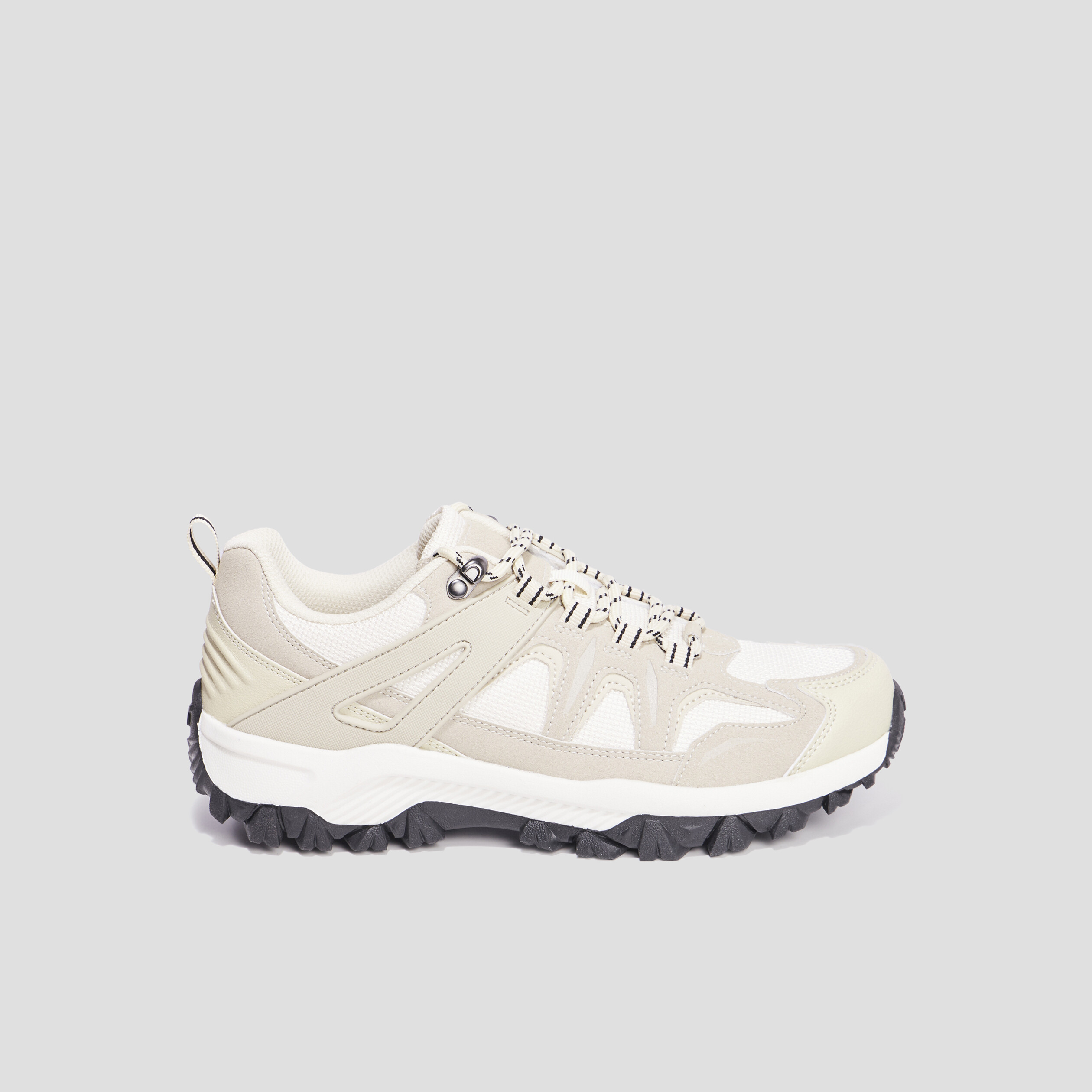 Baskets running à lacets Trappeur sable femme | La Halle
