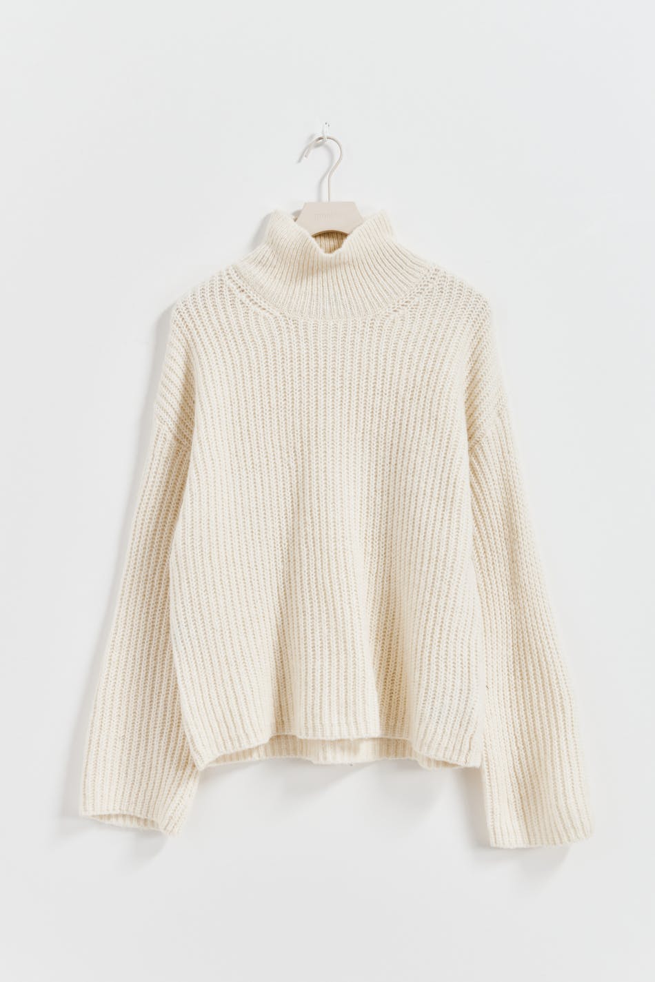 Turtleneck knit sweater