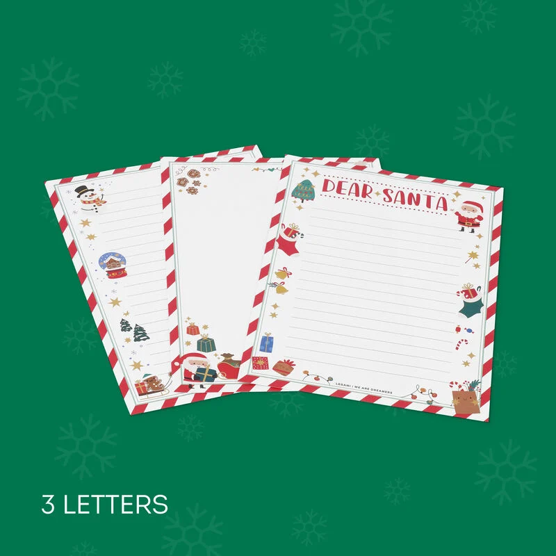 Listo para escribir una carta a Papá Noel