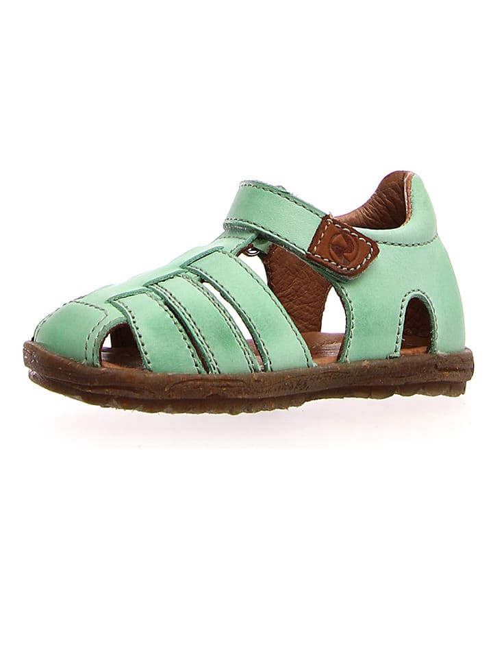 Naturino Leder-Halbsandalen in Grün günstig kaufen
