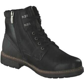 Relife Schnürstiefelette in schwarz