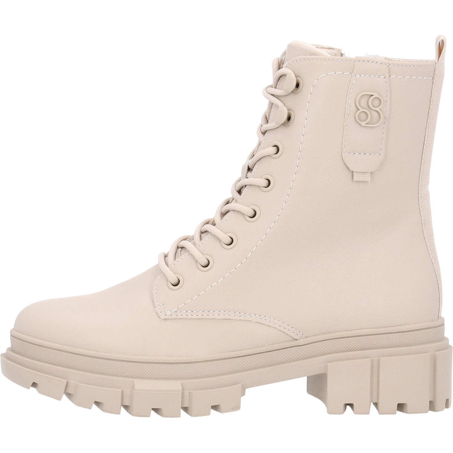 s. Oliver 25214, Schnürstiefeletten, Damen, Ivory