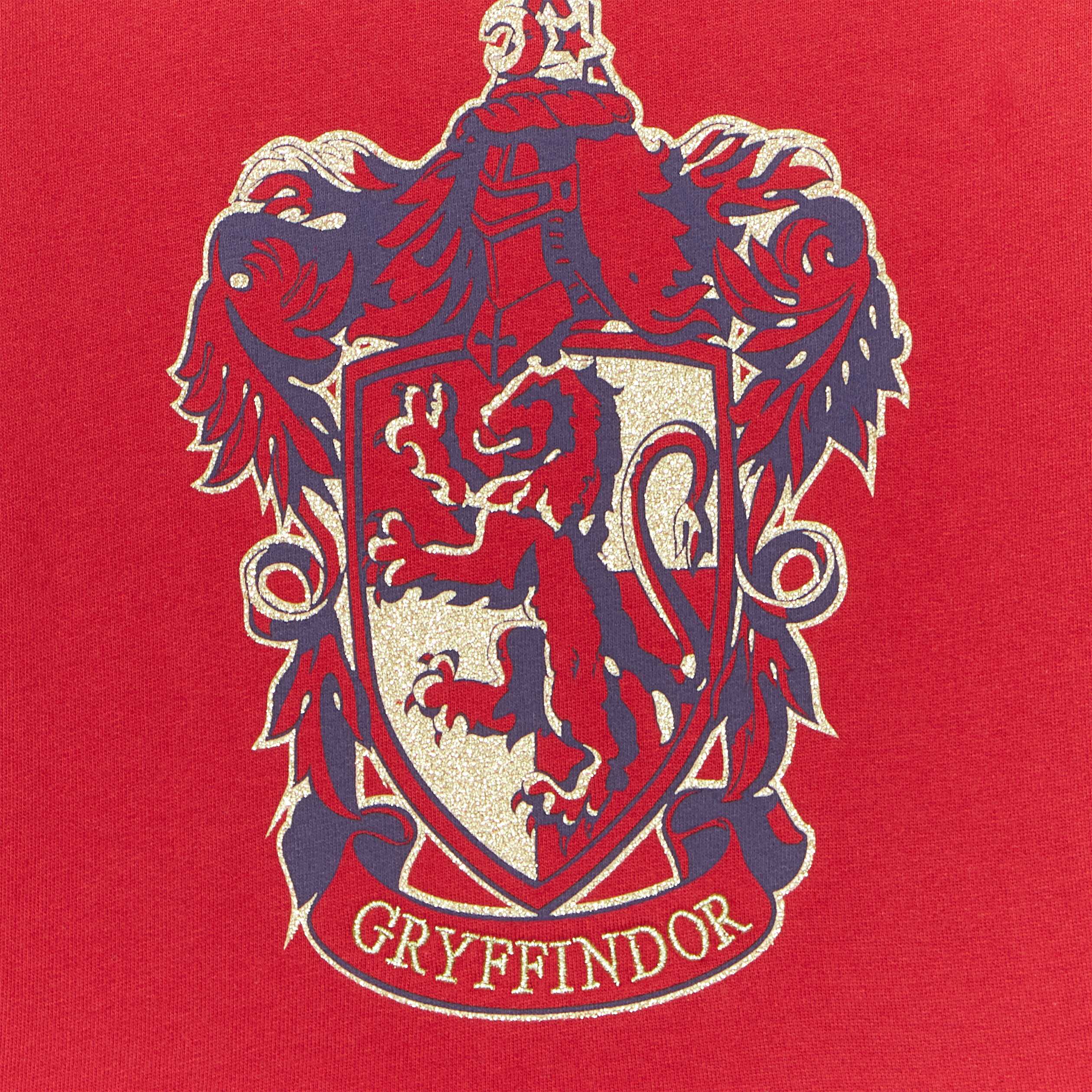 Sweat col rond coton Harry Potter bordeaux fille | La Halle