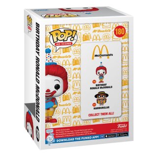 McDonalds POP! Ad Icons Vinyl Figur Birthday Ronald 9 cm