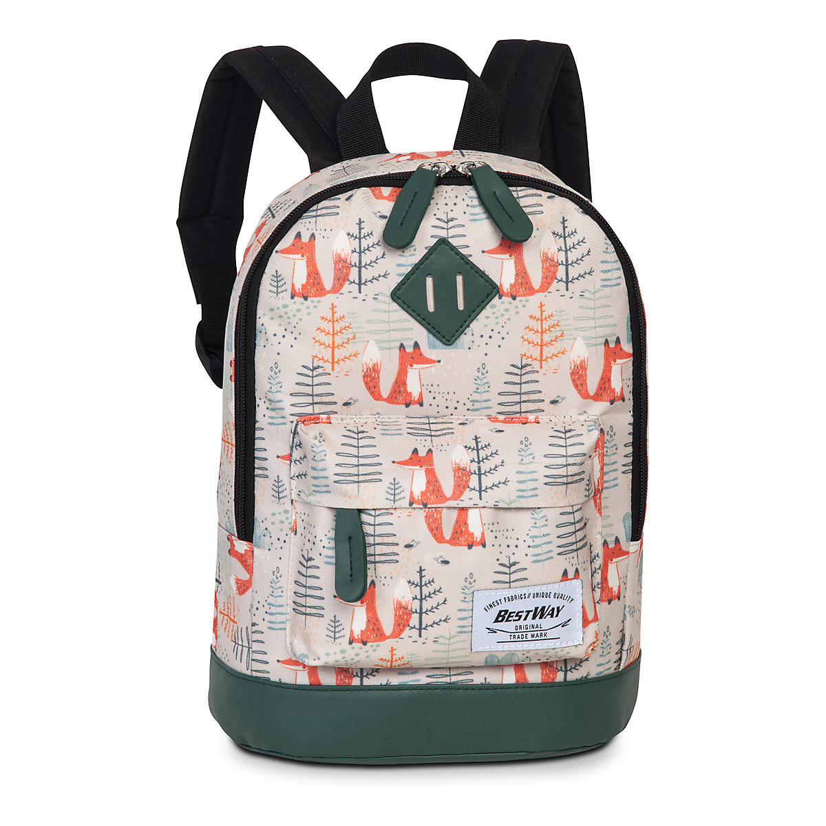 Kinderrucksack Fuchs grün